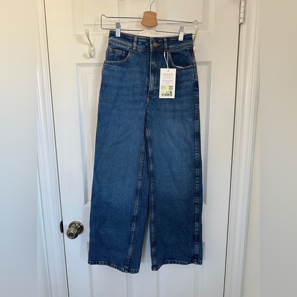 Sezane Denim - Sezane Blue Flare & Wide Leg Jeans